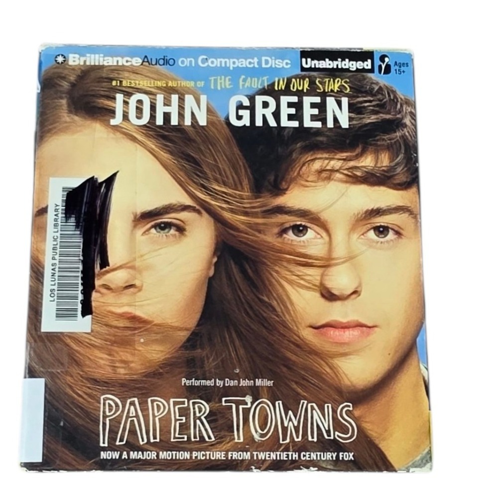 Paper Towns CD John Green Audiobook Unabridged Young Adult Fiction